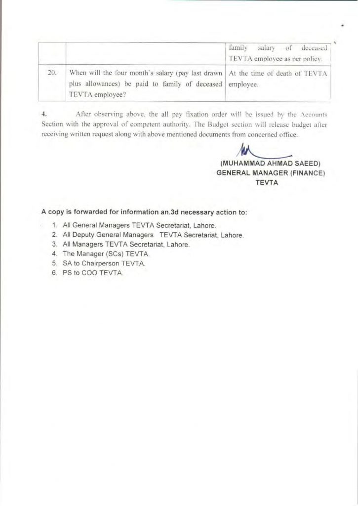 TEVTA Notification Guidelines for Salary Disbursement Who Dies in Services-6