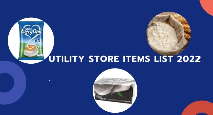 Utility Store Items List 2022