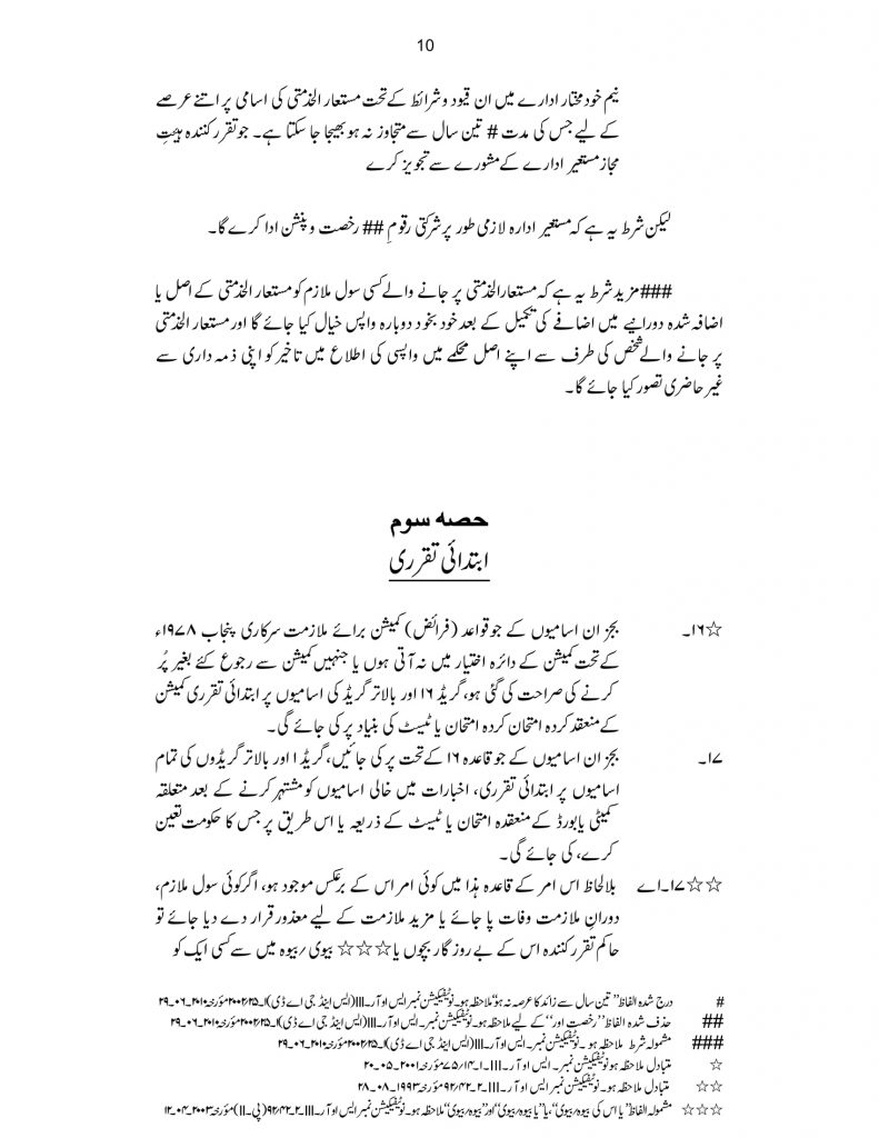 Punjab Civil Servants Rules 1974 - Urdu-10