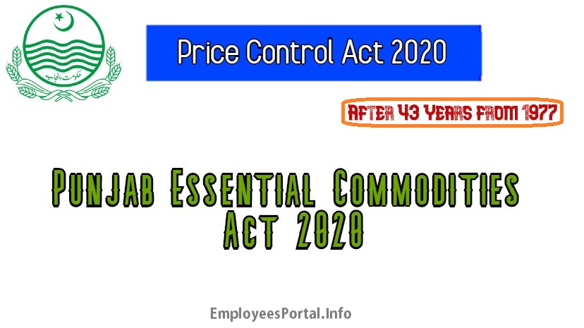 Punjab Essential Commodities Price Control Act 2020