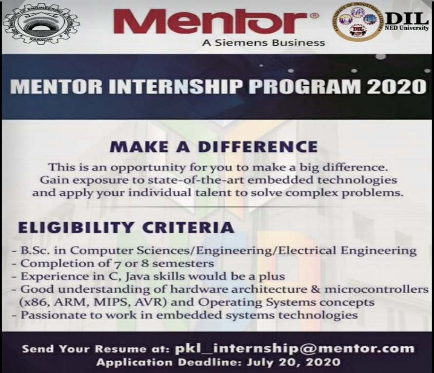 Mentor Internship Program 2020