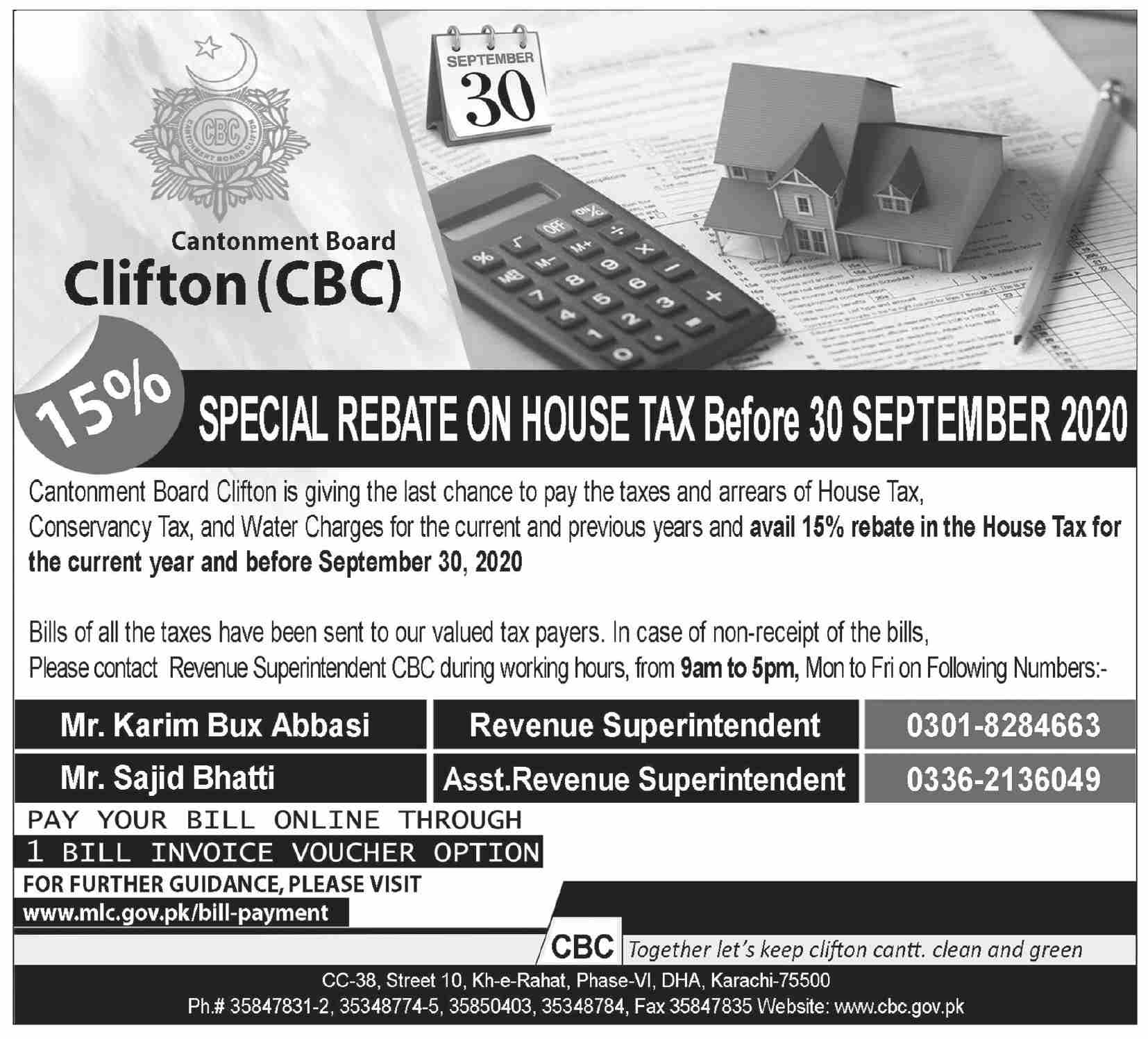 15-special-rebate-on-house-tax-cbc-karachi-employeesportal