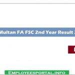 BISE Multan FA FSC 2nd Year Result 2020