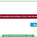 BISE Sargodha Board Matric Class 10th Result 2020