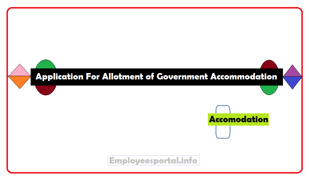Application For Allotment of Government Accommodation