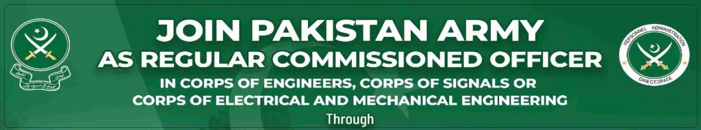 Join Pak Army Regular Commission