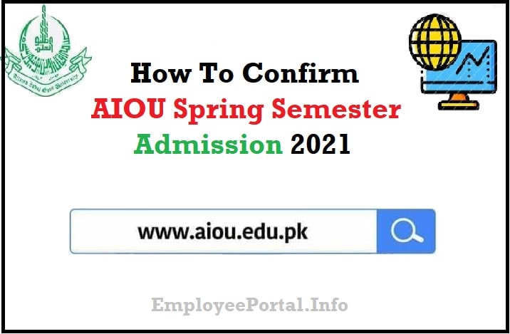 How To Confirm AIOU Spring Semester Admission 2021
