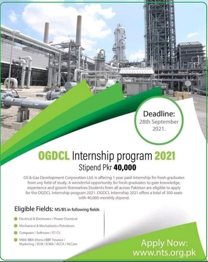 Apply For OGDCL Internship Program 2021-22
