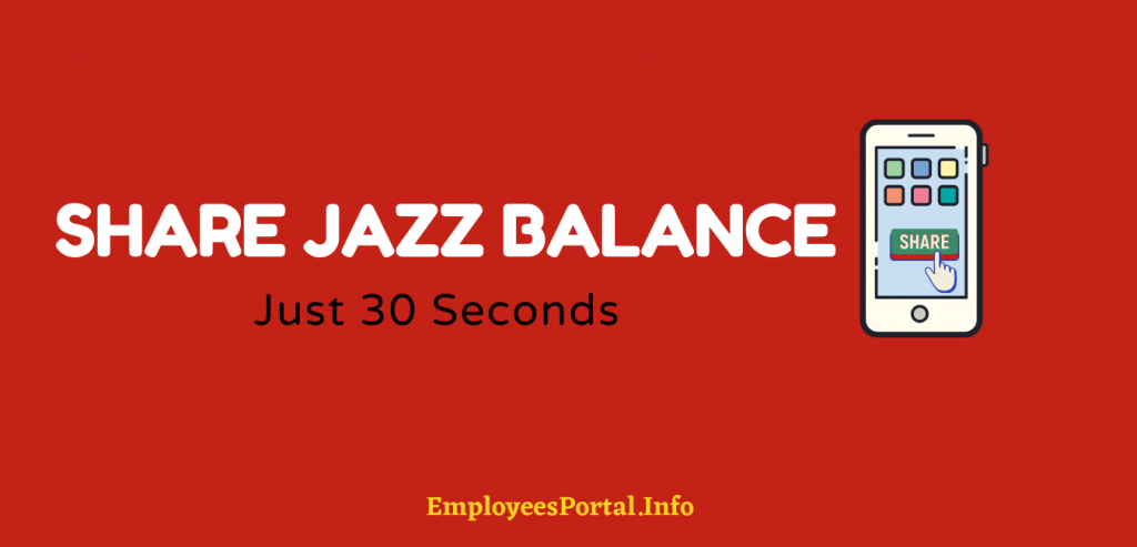 How To Share Jazz Balance in Just 30 Seconds