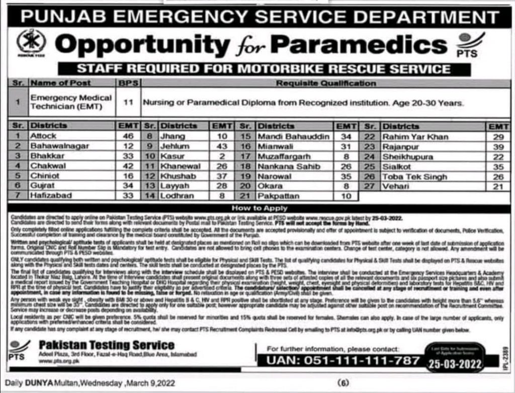 650+ Emergency Medical Technician Jobs 2022 Rescue 1122