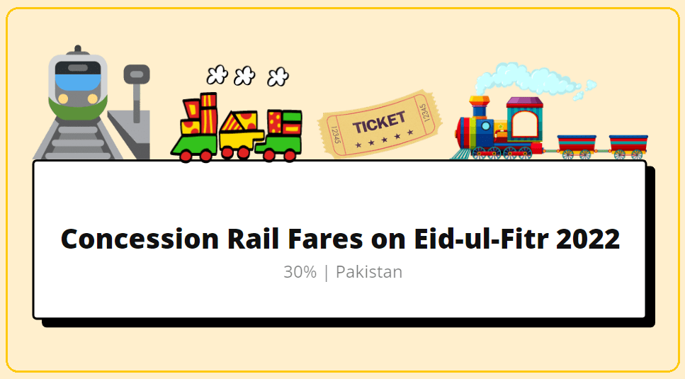 Concession Rail Fares on Eid-ul-Fitr 2022 Pakistan