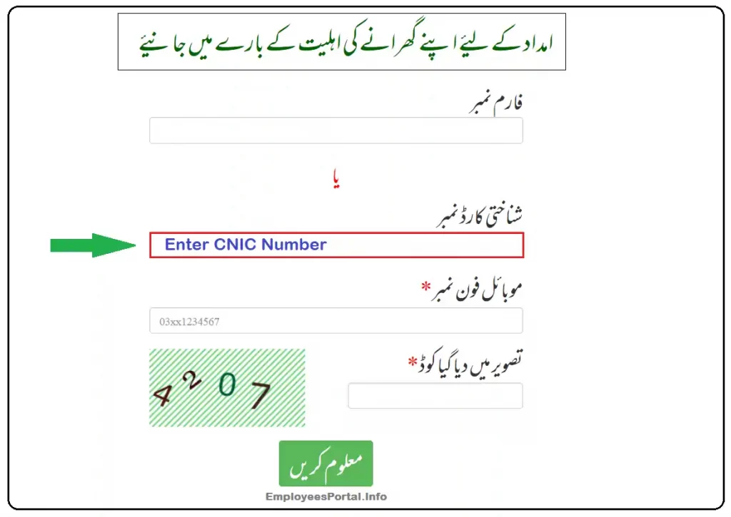 8171 Ehsaas Program Registration Through CNIC Online