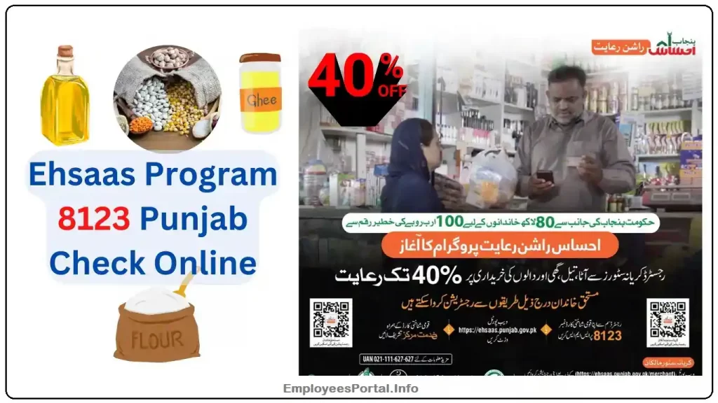 Ehsaas Program 8123 Punjab Check Online