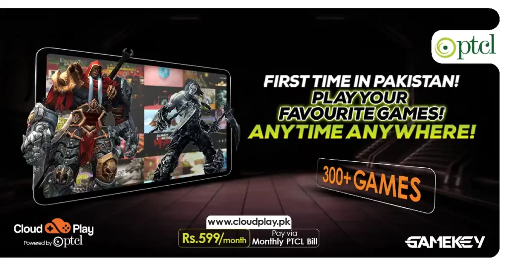 PTCL Games with Cloud-Play