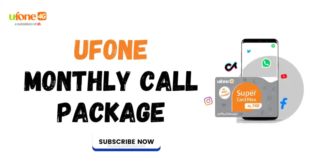 Ufone Monthly Call Package