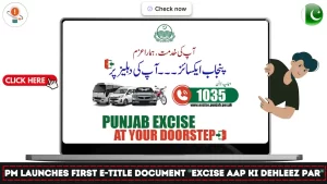 PM Launches First E-Title Document "Excise Aap Ki Dehleez Par"